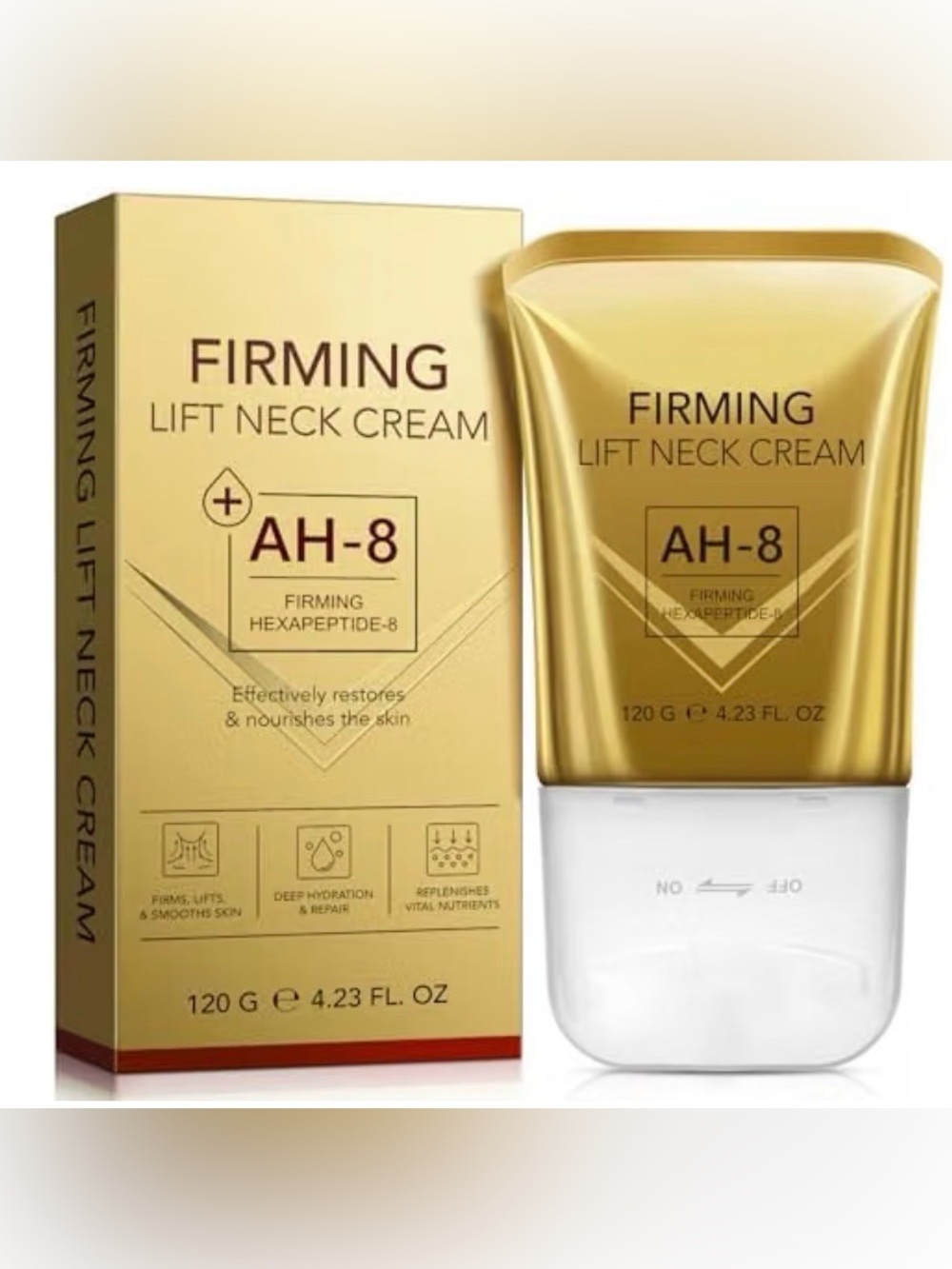 Firming Lift Neck Cream AH-8 – Gold